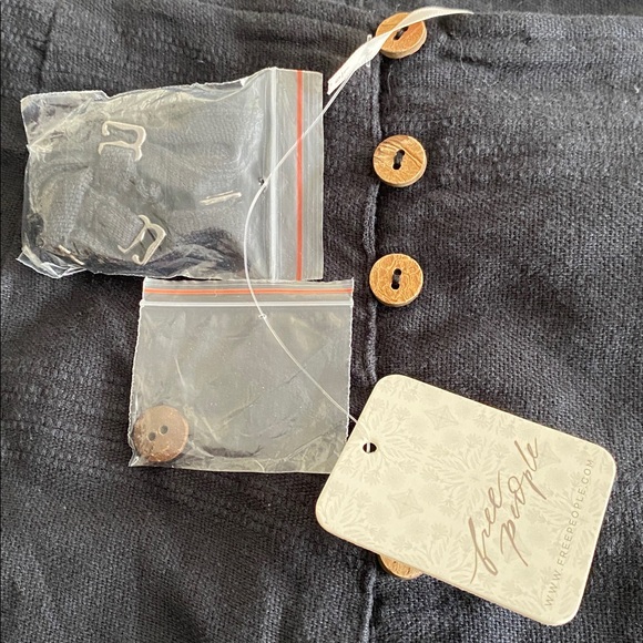 Free People NWT Go Get ‘em Strapless Skirt Romper in Black Size Large Summer - Picture 10 of 16